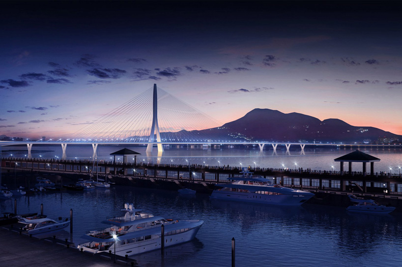 Công trình cầu Danjiang (Đài Loan) của Zaha Hadid 