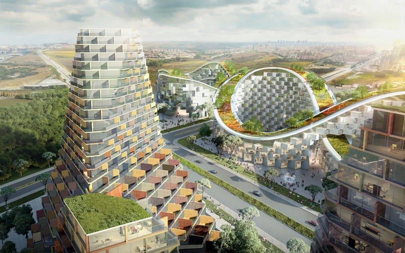Mô hình chung cư mới cho Istanbul (Thổ Nhĩ Kỳ) của Julien de Smedt