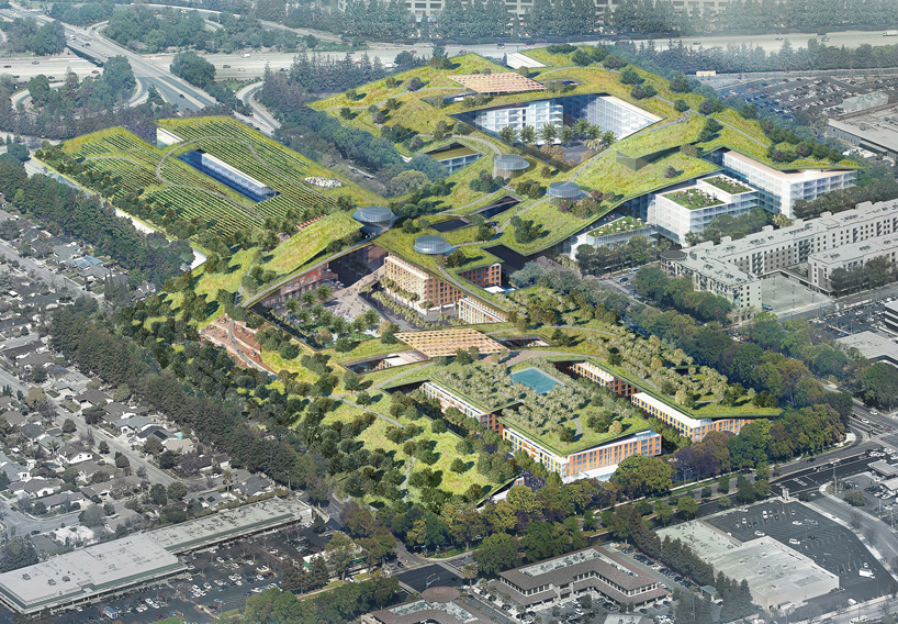 Mái nhà xanh lớn nhất thế giới ở thung lũng Silicon (Rafael Viñoly)