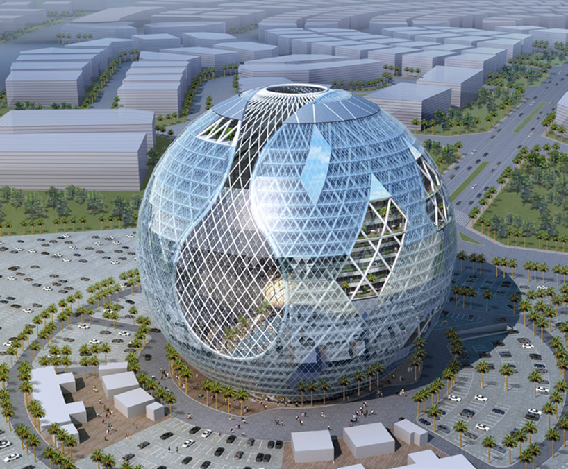 Cao ốc hình cầu đa năng cho Dubai của James Law Cybertecture
