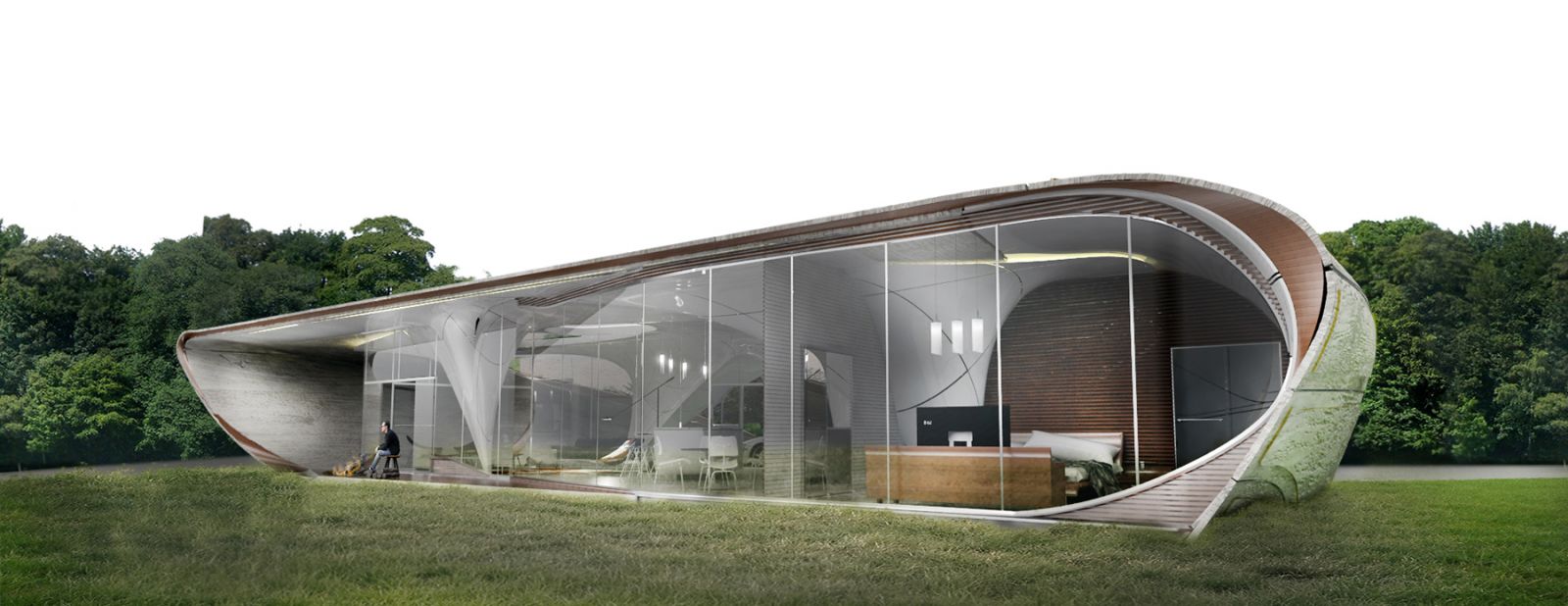 Ngôi nhà dựng bằng kỹ thuật in 3D mang kiểu dáng tự do đầu tiên trên thế giới – một công trình của WATG