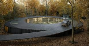 Nhà gỗ uốn mình qua rừng Long Island (New York) của Marchi Architects