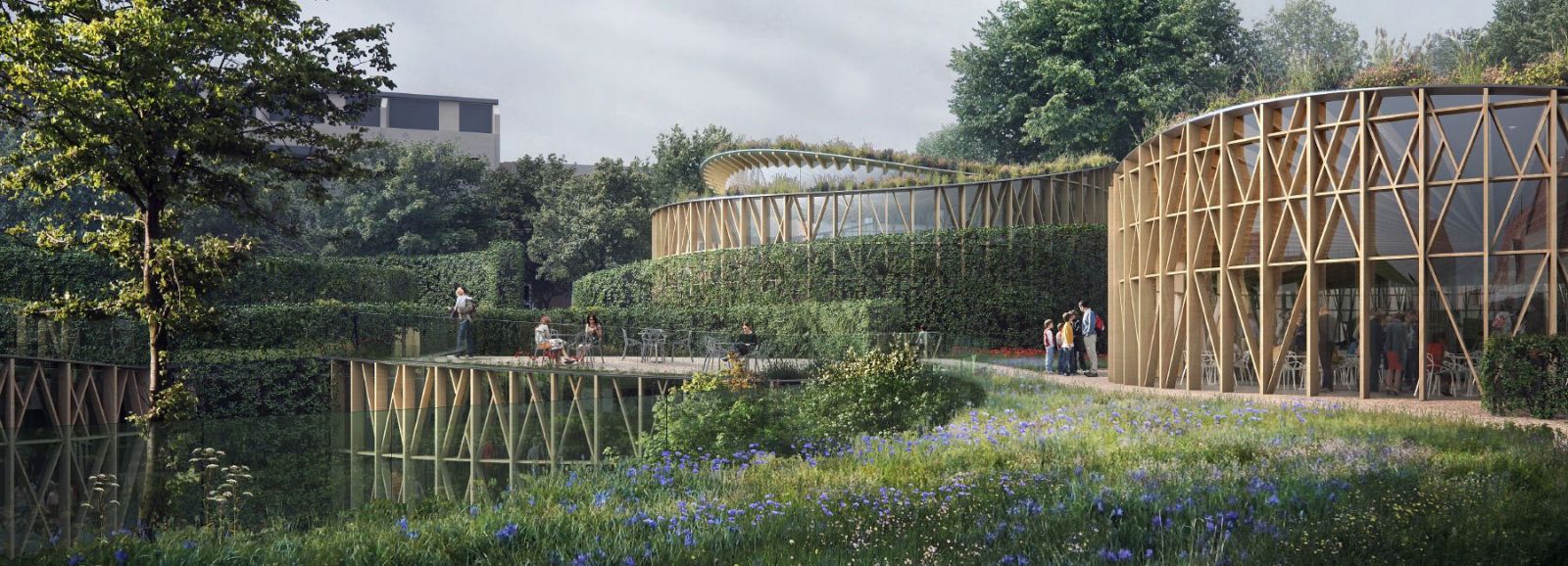Bảo tàng Hans Christian Andersen ở Đan Mạch của Kengo Kuma